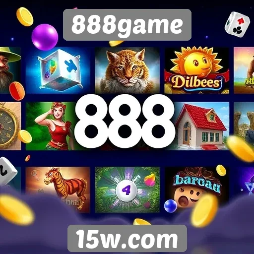 Variedade de jogos disponíveis no 888game